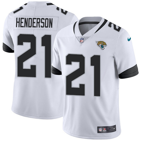 Jacksonville Jaguars #21 C.J. Henderson White Youth Stitched NFL Vapor Untouchable Limited Jersey->youth nfl jersey->Youth Jersey